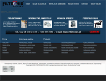 Tablet Screenshot of filtronix.pl